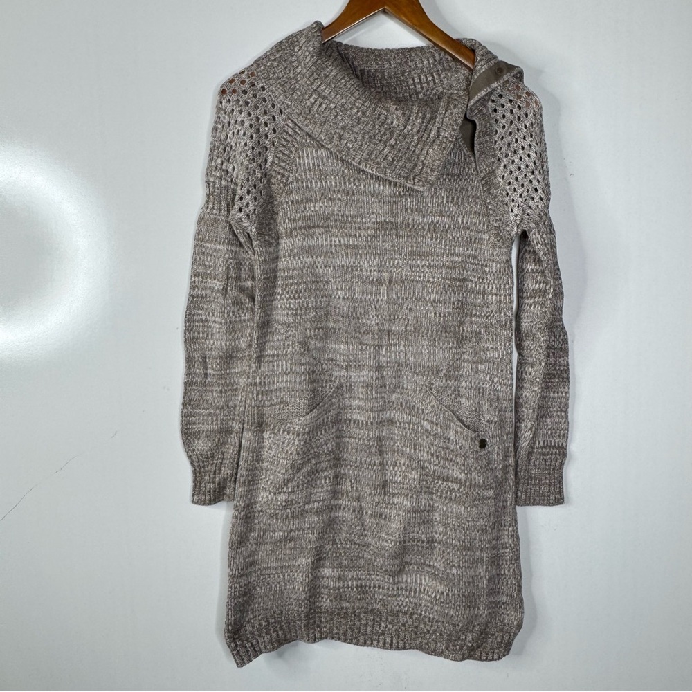 Prana Women's Archer Cowl Neck Sweater Dress Size‎ Small